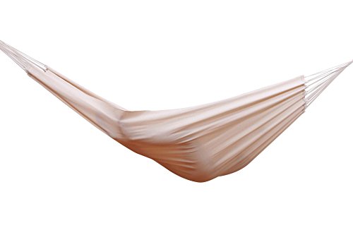 MacaMex Ma de Mega Hamac, Coton Amérique du Sud Brasil Hamac Comfort Premium, 400 x 170 x 150 cm, Naturel