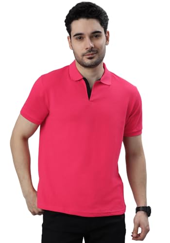 Image of Wear Your Opinion Solid Cotton Rich Polo T Shirt | Collar Tshirts | Half Sleeves | Plain-Regular Fit (Available in Plus Size)
