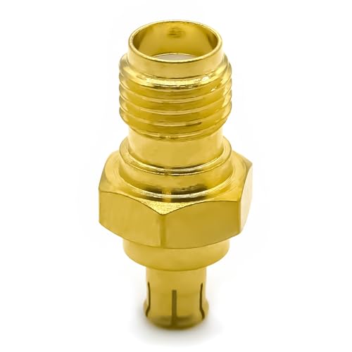 2 piezas conectores coaxiales SMA hembra a MCX macho miniatura 5