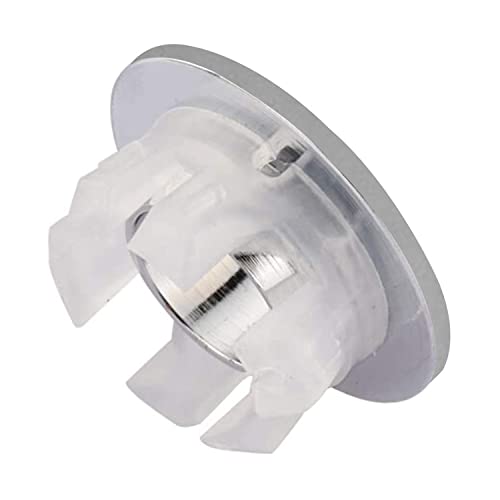Homevacious Bathroom Sink Overflow Hole Cover Ring Brass Basin Trim Insert In Hole Round Caps Brushed Nickel #TOP4