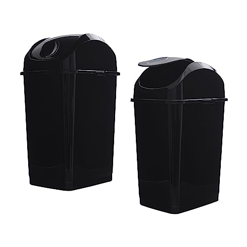 Caneca de basura con tapa basculante 13 galones 2 unidades