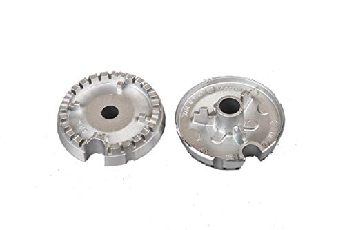 Honseadek Herdabdeckung Set - Brennerkappen Ersatz Für Gasherde (Flache Ausführung)