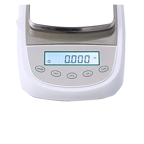 Báscula digital electrónica con pantalla LCD 1000-5000g 0.01g miniatura 4