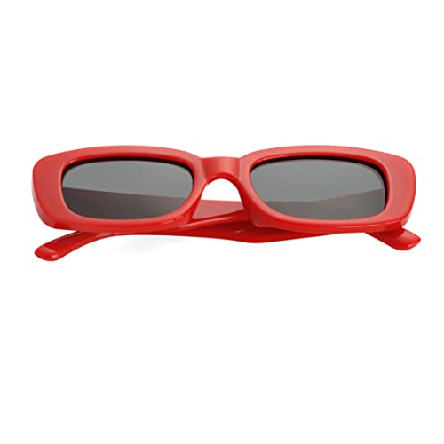 Image of Kursan Small Rectangle Sunglasses for Women Men Square Frame Sun Glasses - 100% UV400 Protection