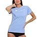 Champion Rash Guard for Women, Womens Rash Guard Short Sleeve Shirts, Rashguard Swim Shirt Women UPF 50+ SPF & UV Protection Light Blue