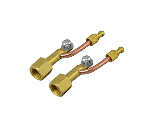 Image of RIVERWELD TIG Torch Fitting Part Accessories Cables and Gas Water Separate Cable Connector 9 /16 inch -18 for SR WP 18 TIG Welding Torch Pack of 2