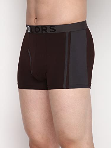 Image of RUPA FRONTLINE Colors Men's Front Open Athlefit Mini Trunks | Soft-Touch Cotton Stretch | Snug Fit | Breathable Fabric | Supporter Brief | Pack of 1
