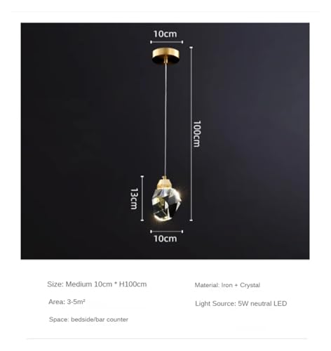 Lustre suspension decorative LED 1 Light style post-moderne - 3