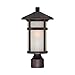 Acclaim 39107ABZ Phoenix Collection 1-Light Outdoor Light Fixture Post Lantern, Architectural Bronze