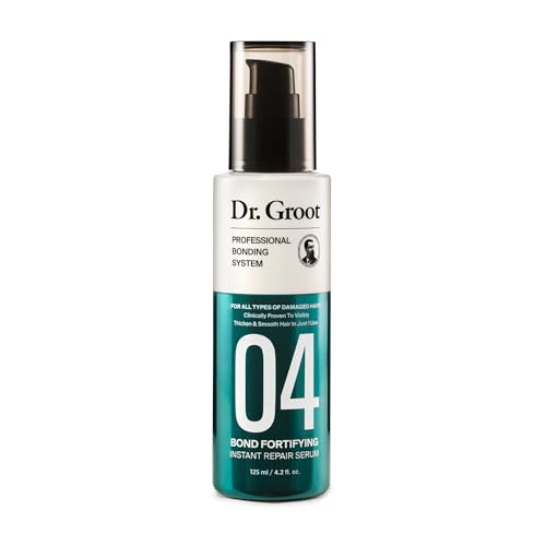 Bond Fortifying Hair Care Serum with Keratin & Silk Protein, Korean, Professional Bonding System, Clinically Proven to Instant Repair and Thicken Dry, Thin, Damaged Hair