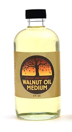 Natural Earth Paints Refined Walnut Oil – 8 oz. Premium
