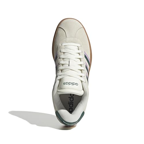 Image of adidas Womens Vl Court Bold Lace Up Sneakers Shoes Casual - Pink