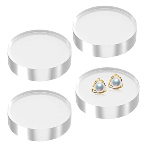 Support de stockage circulaire en acrylique pour sublimer votre table de chevet