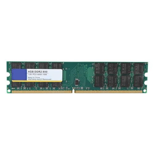 Ampia compatibilità: specificamente progettato per le schede madri DDR2, questo modulo di memoria a 240pin garantisce un'integrazione senza soluzione di continuità e una funzione affidabile con sistemi di computer desktop compatibili.