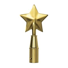 Gold Brass Pentagram for Indoor Flagpole