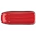 Lucky Bums Kids 48 Inch Single Person Plastic Snow Toboggan Sled for All Winter Conditions with Pull Rope for Children Ages 8 to 15, Red
