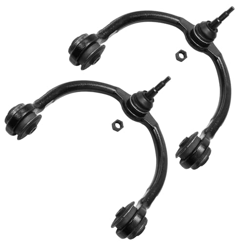 Image of Detroit Axle - 8pc Front End Kit for Jeep 2005-2010 Grand Cherokee 2006-2010 Commander 2 Upper Control Arms with Ball Joints 2 Outer Tie Rods 2 Lower Ball Joints 2 Sway Bars 2007 2008 2009 Replacement