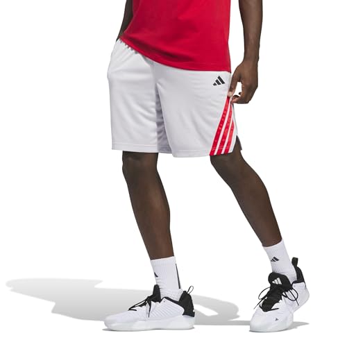 Image of adidas Men's Basketball Legends 3-Stripes Shorts