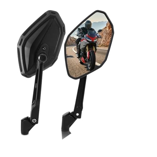 Espejos retrovisores de aventura para rutas en moto F650GS y G650GS en carretera