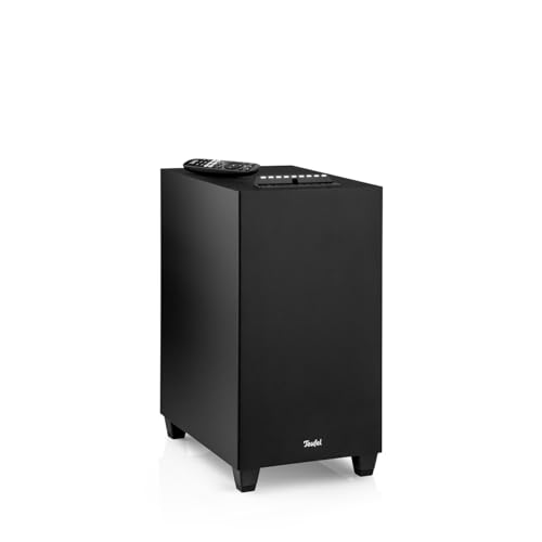 Teufel Concept 8 Subwoofer Activo con Bluetooth y Receptor AV Integrado, woofer de 300 mm, HDMI ARC CEC, USB-C, Tarjeta de Sonido USB 5.1 (Negro)