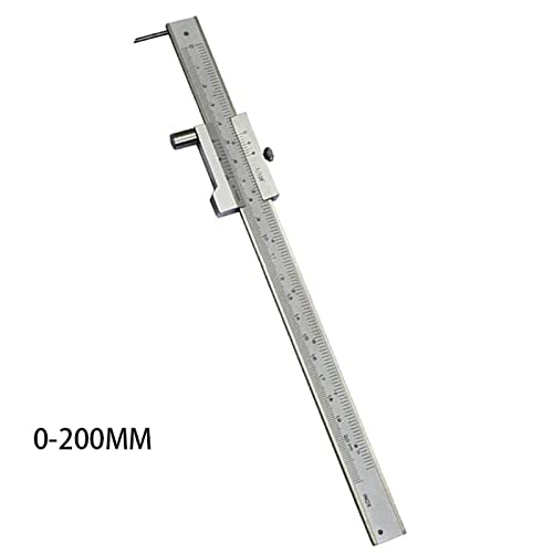 Calibrador digital Vernier con regla y aguja de carburo miniatura 2