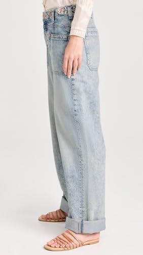 Free People Womens Palmer Cuffed Jean La La Land 31