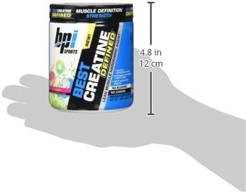 BPI Sports Best Creatine Defined Lean Muscle Hardening Agent, High Performance Monohydrate Powder, Sour Candy, 12 Ounce