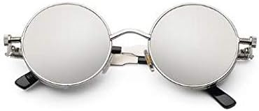 Steampunk Round Sunglasses Men Women 