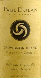 2011 Paul Dolan Vineyards Sauvignon Blanc Mendocino County Potter Valley 750 mL