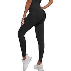 Merlvida Cintura Alta Leggins Deportivos Mujer Push Up Elástico Leggings Mujer Sin Costuras Mallas Deporte Mujer Slim Mayas Deportivas Control de Barriga Ropa Deportiva Pantalones Mujer Yoga Fitness