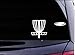 Disc Golf Plain L771 Sticker Putter Driver Basket Decal