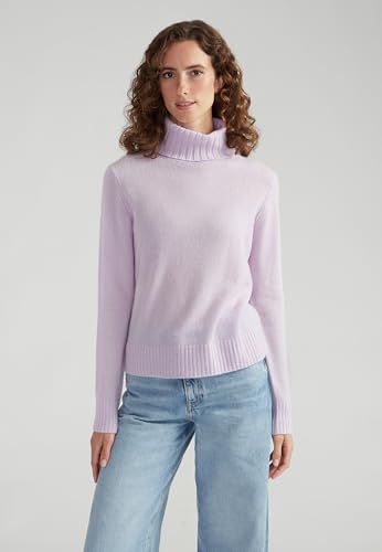 Image of Style & Republic Women's 100% Cashmere Turtleneck Sweater, Regular Fit, Premium Knit Jumper for Autumn, Winter and Spring