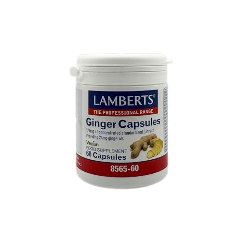 Lamberts Raíz de Jengibre 120Mg - 60 Cápsulas