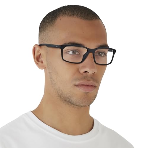 Image of Armani Exchange mens Ax3108u Universal Fit Square Prescription Eyewear Frames