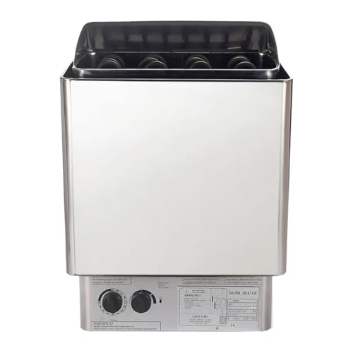 SMTYXS Calentador De Sauna 2/3/6/9KW, Controlador Interno/Externo, Estufa Eléctrica, Roma, Horno Calefacción, Equipo Seco For Habitación Velocidad de Calentamiento rápida(9KW Internal)