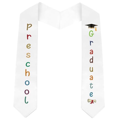 Preschool Graduation Sash 2026 Unisex Preschool Kindergarten Graduation Stole for Kids Class Pre k Graduate Gift