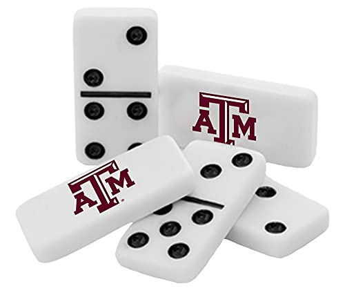 Image of MasterPieces Game Day - NCAA Texas A&M Aggies - 28 Piece Team Logo Double Six Domino Set