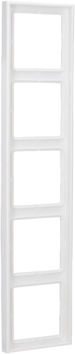 Jung Frame, 5-Gang LS 990 Alpine White, LS 985 WW