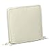 PAPILLON Cojín para Silla 40x40x8 cm. Beige Desenfundable con Borde
