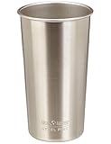 Klean Kanteen Single Wall Stainless Steel Cups, Pint Glasses in 16oz, 4 pack