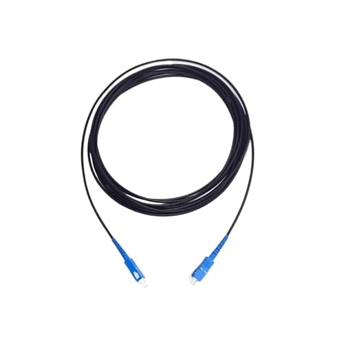 Cordon de raccordement fibre pour réseau extérieur SC-SC 5m blindé en TPU