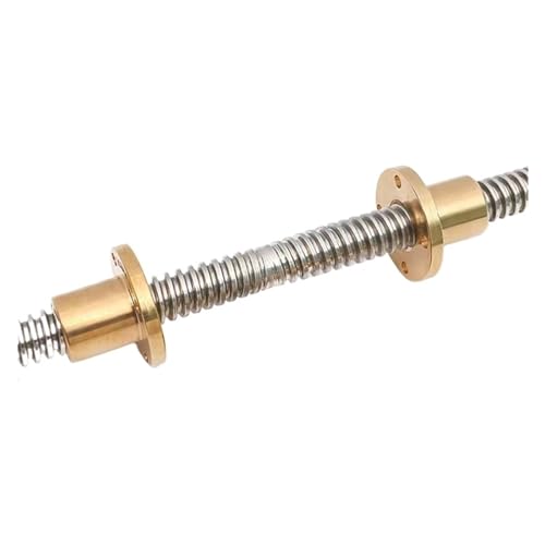 Screw Stainless Steel Ball Screw T8 Lead Screw Right-Left Length 200mm-600mm OD 8mm Pitch 2mm (Size : Lead 2mm, Style : 200mm)