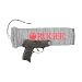 Allen Company Ruger Silicone Treated Knit Handgun Sock, Gray, 14"