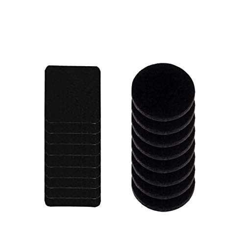 家具保護パッド16PCS自己接着フェルトパッド黒3mm厚 家具フェルトパッドノイズリダクション ノンスリップアンチスクラッチフロアプロテクター 家具脚ハードウッドフロア