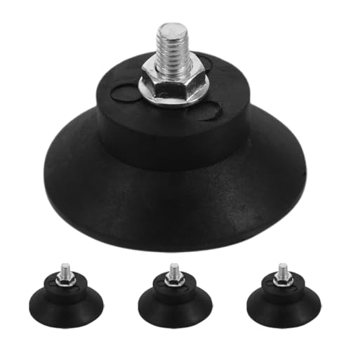 Sewroro 4pcs Threaded Rubber Vibration Dampers Slip Mechanical Vibration Damping Pads for Furniture Leveling and Air Compressors Weatherproof Easy Installation