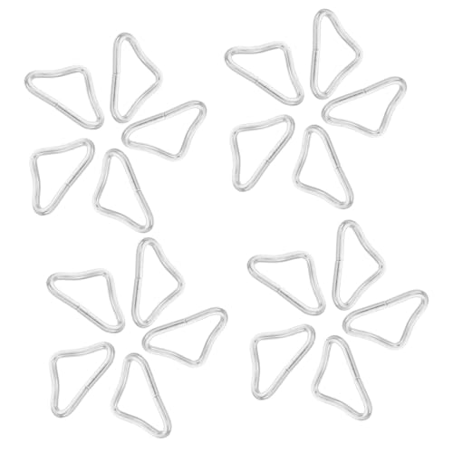 Anneaux triangulaires fer Milisten pour trampoline x100 boucles de rechange de tapis