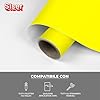 Siser EasyPSV Starling - Permanent Adhesive Vinyl Canary Yellow 150 x 30 cm, For Personalizing Objects and Hard Surfaces, Compatible with Cutting Plotters, Dishwasher Safe #1
