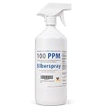 Kolloidales Silberspray für Hunde, Katzen & Pferde 1000ml | 100 PPM Echtes Silber statt Aluminium | Wundspray bei  ...