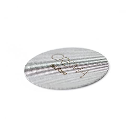 CREMA Coffee Products 58.5mm Puck Screen for Barista Models | 1.7mm Thick 316L Steel Filter | Balanced Water Flow for Improved Extraction | Prevent Channeling & Reduce Maintenance | Easy to Clean