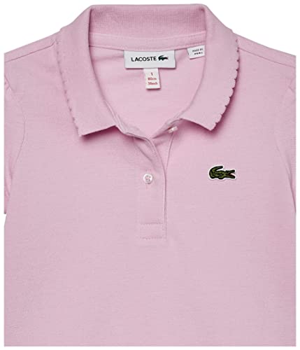 Image of Lacoste Girls Classic Short Sleeve Pique Polo Shirt